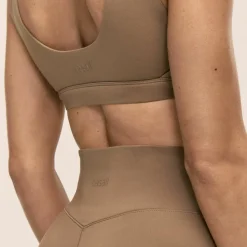 Casall Women's Soft Touch Padded Sports Bra Light Khaki