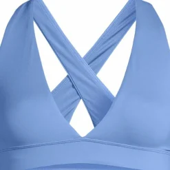 Casall Women's V-Neck Crossback Bikini Top Riviera Blue