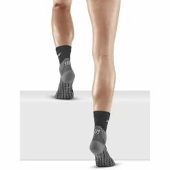 CEP Women's Hiking Light Merino Mid Cut Compression Socks Black