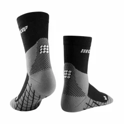 CEP Women's Hiking Light Merino Mid Cut Compression Socks Black