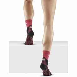 CEP Women's Hiking Light Merino Mid Cut Compression Socks Berry