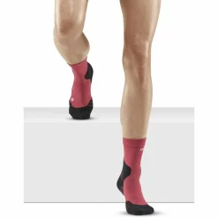CEP Women's Hiking Light Merino Mid Cut Compression Socks Berry