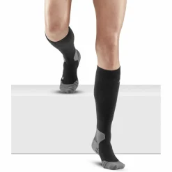 CEP Women's Hiking Light Merino Tall Compression Socks Black
