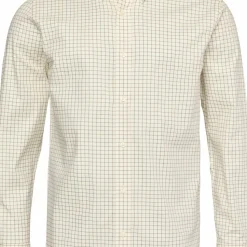 Chevalier Men's Baron Shooting Fit Stretch Shirt Highland Green Tattersall