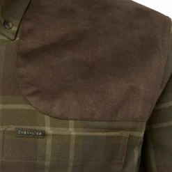 Chevalier Men's Chill Coolmax Shirt Pinegrove Green Checked