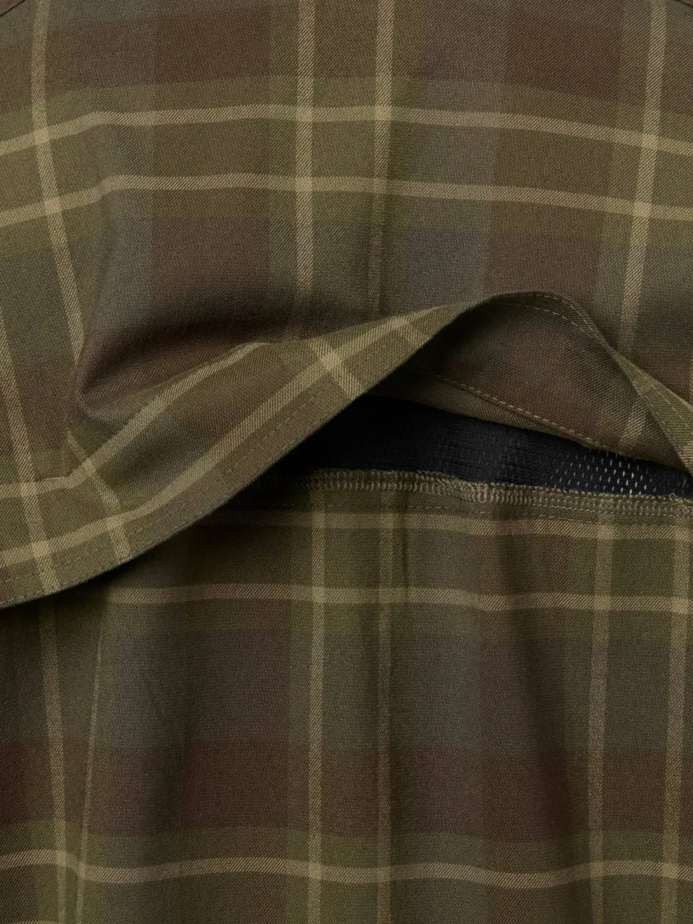 Chevalier Men's Chill Coolmax Shirt Pinegrove Green Checked