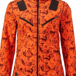 Chevalier Women's Mist Windblocker Reversible Jacket High Vis Orange Deer