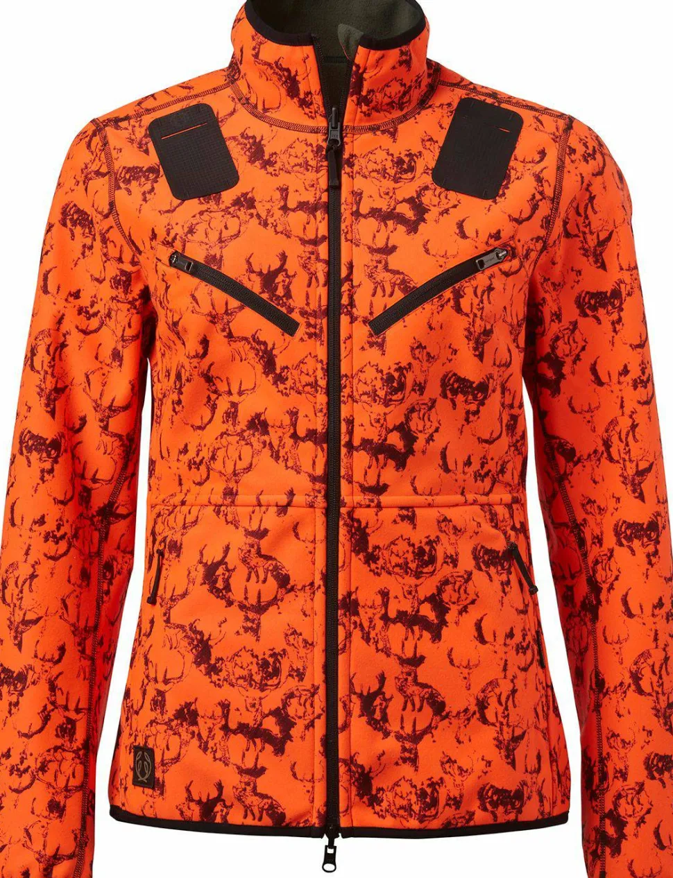 Chevalier Women's Mist Windblocker Reversible Jacket High Vis Orange Deer