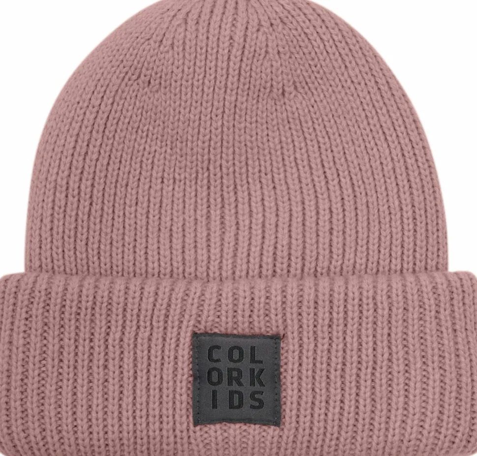 Color Kids Kids' Beanie With Wool Woodrose