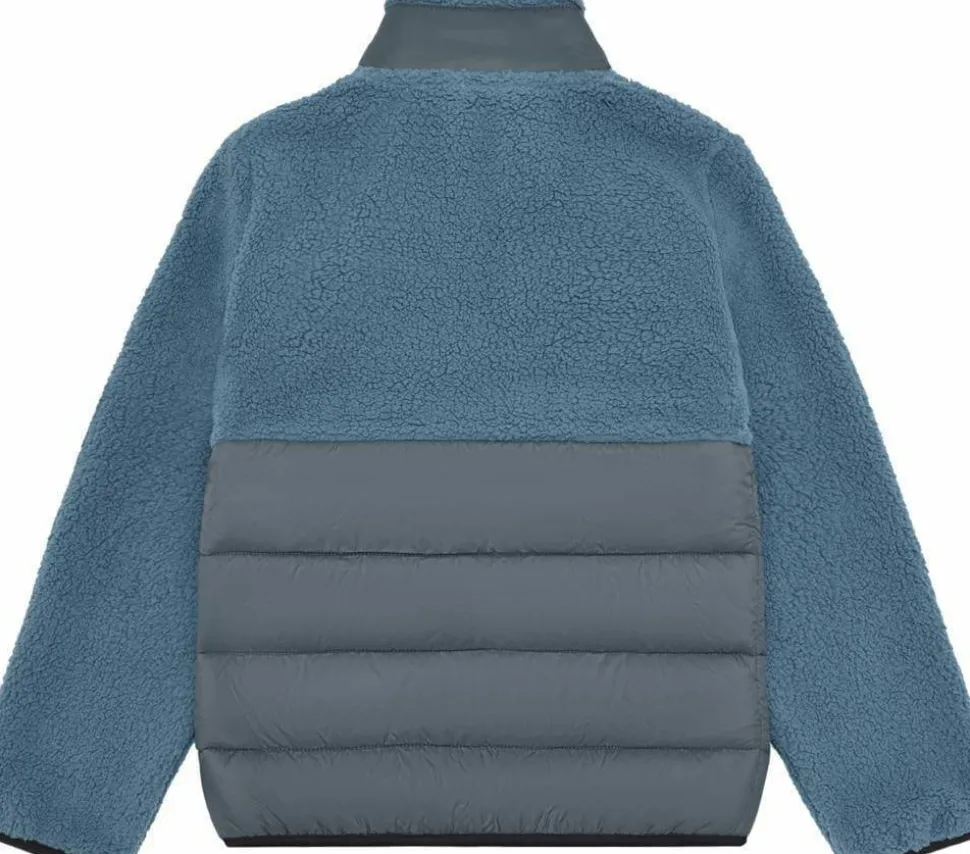 Color Kids Kids' Fleece Jacket With Quilt Coronet Blue