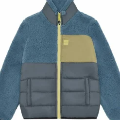 Color Kids Kids' Fleece Jacket With Quilt Coronet Blue