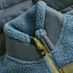 Color Kids Kids' Fleece Jacket With Quilt Coronet Blue