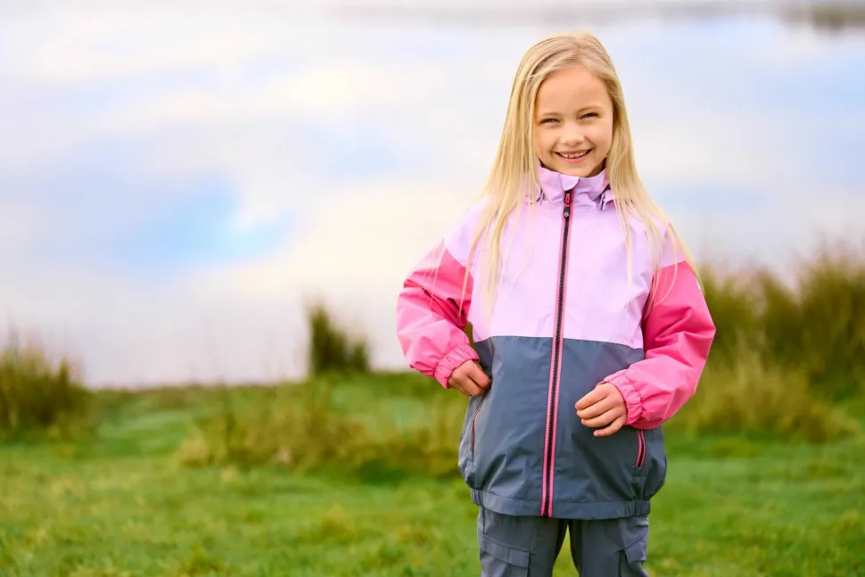Color Kids Kids' Jacket Colorblock Orchid Bloom
