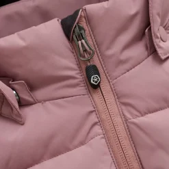 Color Kids Kids' Ski Jacket Quilt & Colorblock Woodrose