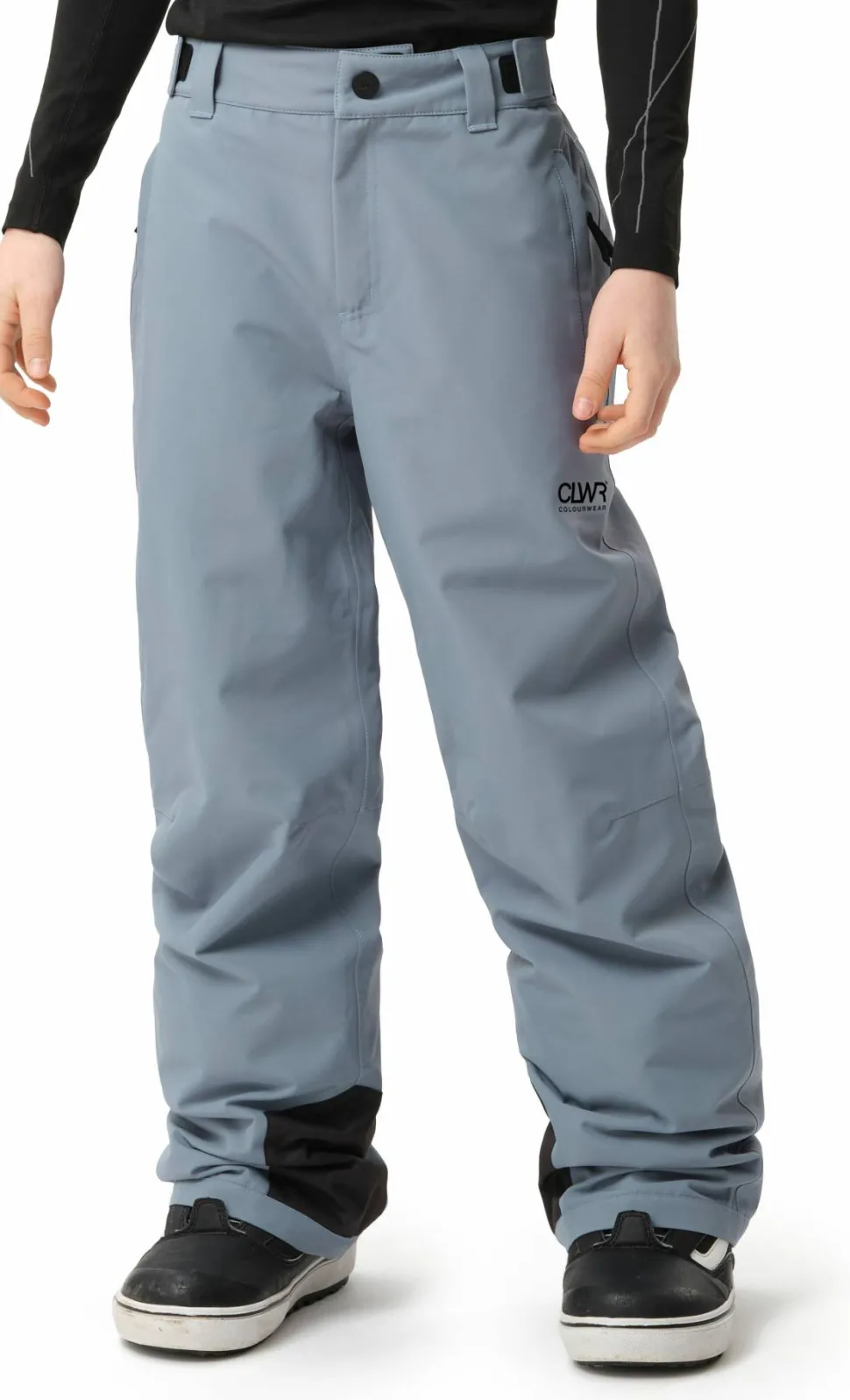 ColourWear Juniors' Line Pants Grey Blue