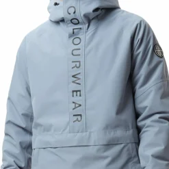ColourWear Men's Signature Anorak Grey Blue