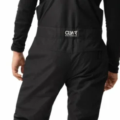 ColourWear Men's Slash Bib Pants Black