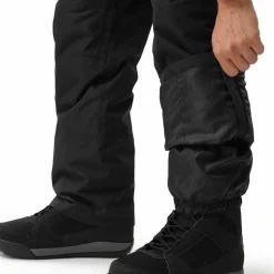 ColourWear Men's Slash Bib Pants Black