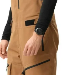 ColourWear Men's Slash Bib Pants Workwear Brown