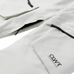 ColourWear Women's Slash Bib Pants Off-White