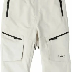 ColourWear Women's Slash Bib Pants Off-White