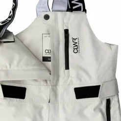 ColourWear Women's Slash Bib Pants Off-White