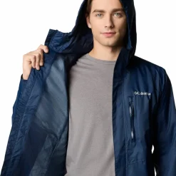 Columbia Men's Pouring Adventure III Jacket Collegiate Navy