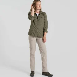 Craghoppers Women's Nosilife Pro Convertible Trouser III Soft Mushroom