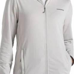 Craghoppers Women's Nosilife Afia Hooded Jacket Light Grey Marl