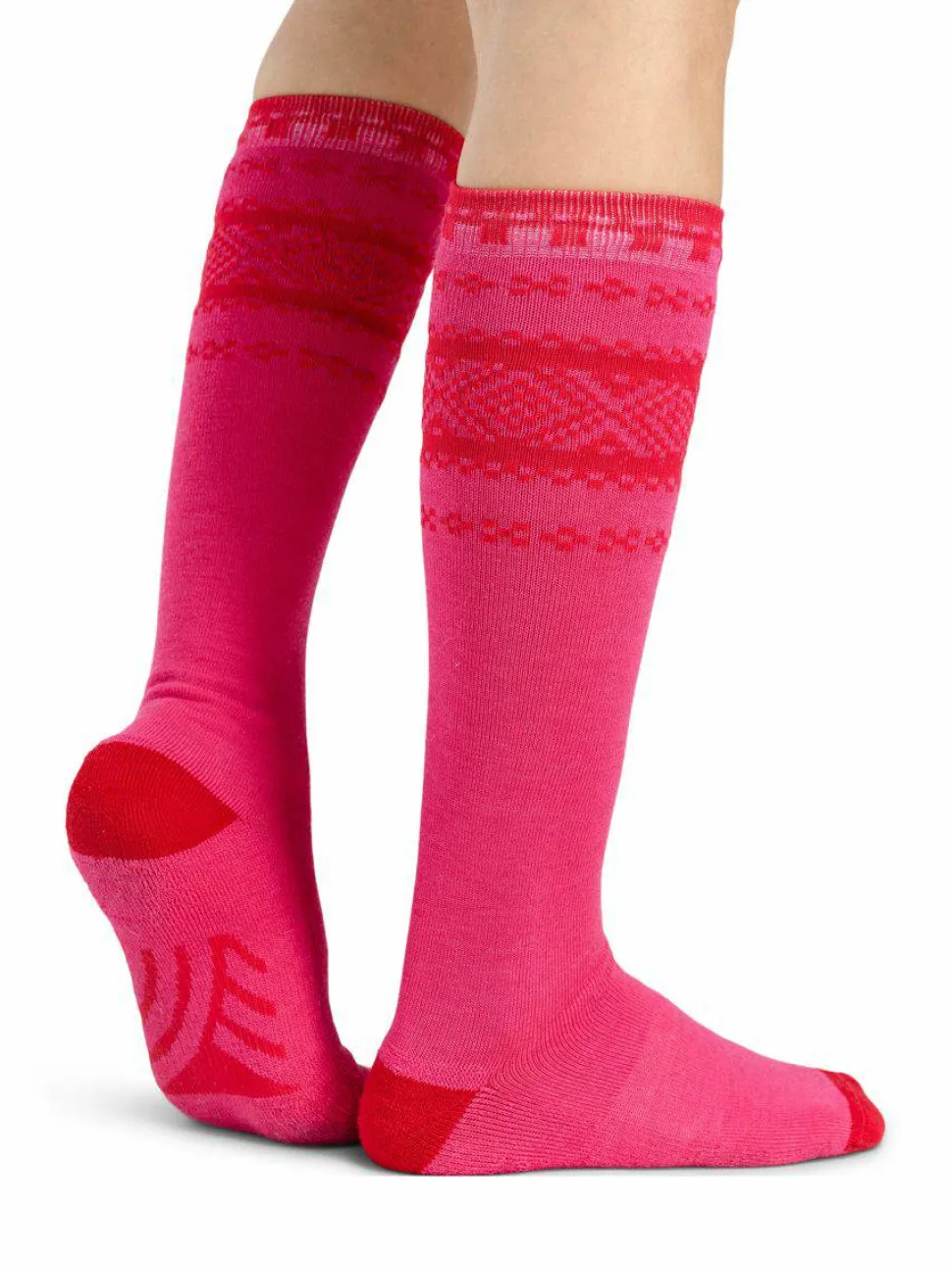 Dale of Norway Cortina Knee Sock Pink Red