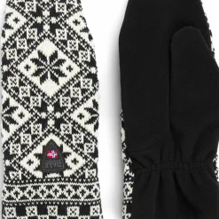 Dale of Norway Unisex Bjorøy Polar Mittens Black/Offwhite