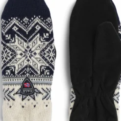 Dale of Norway Vail Polar Mittens Offwhite/Marine/Midnight Navy