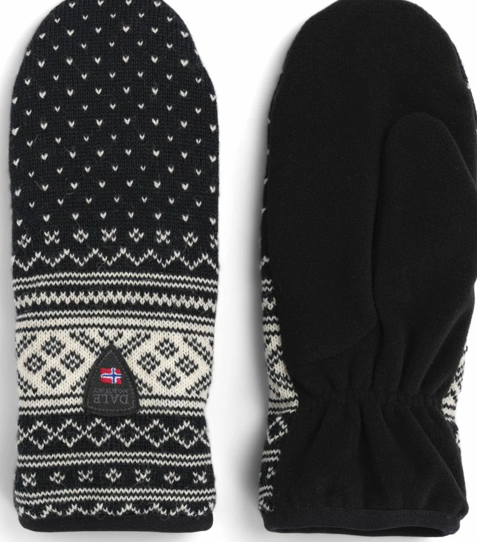 Dale of Norway Valløy Polar Mittens Black/Offwhite