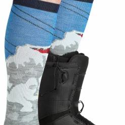 Darn Tough Men's Heady Yeti OTC Midweight With Cushion Gray