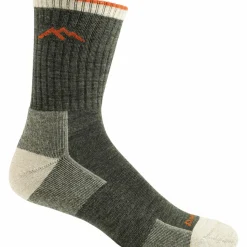 Darn Tough Men's Hiker Micro Crew Sock Cushion Olive