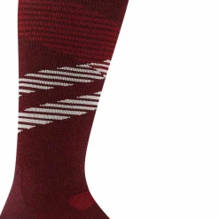 Darn Tough Men's Pennant RFL Over-the-Calf Ultra-Lightweight Burgundy