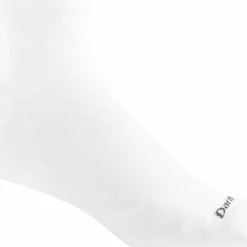 Darn Tough Men's Run Quarter Ultra-Lightweight Running Sock White