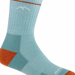 Darn Tough Women's Hiker Micro Crew Midweight Hiking Sock Cushion Glacier