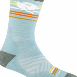 Darn Tough Women's Pacer Micro Crew Ultra-Lightweight With Cushion Glacier