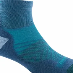 Darn Tough Women's Run 1/4 Ultra-Lightweight Cushion Running Sock Gray