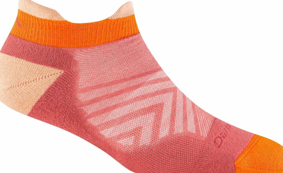 Darn Tough Women's Run No Show Tab Ultra-Lightweight Running Sock Cushion Canyon