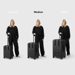 Db Ramverk Check-In Luggage Medium Black Out