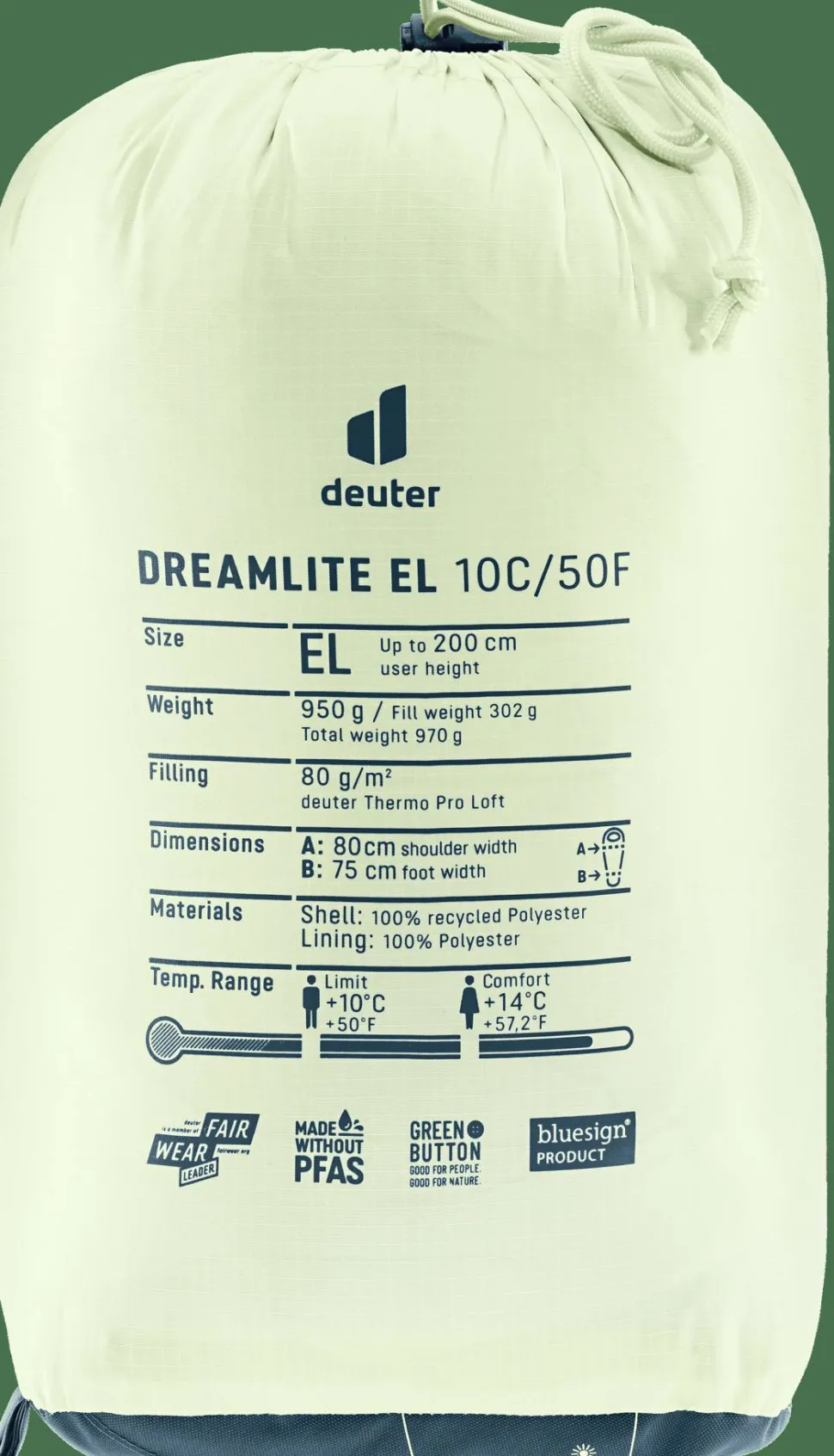 Deuter Dreamlite EL 10c/50f Terra-canyon