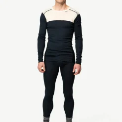 Devold Men's Lauparen Merino 190 Shirt Raw White/ink/black