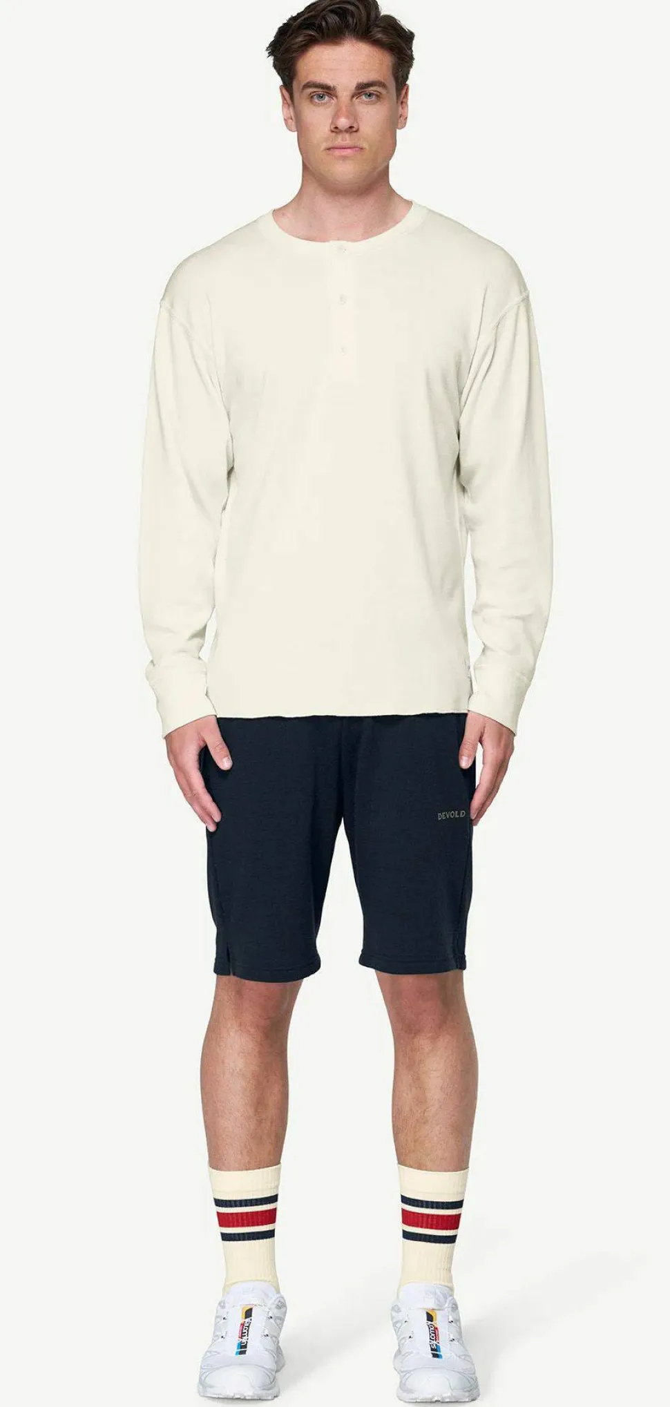 Devold Unisex Archive Henly LS White