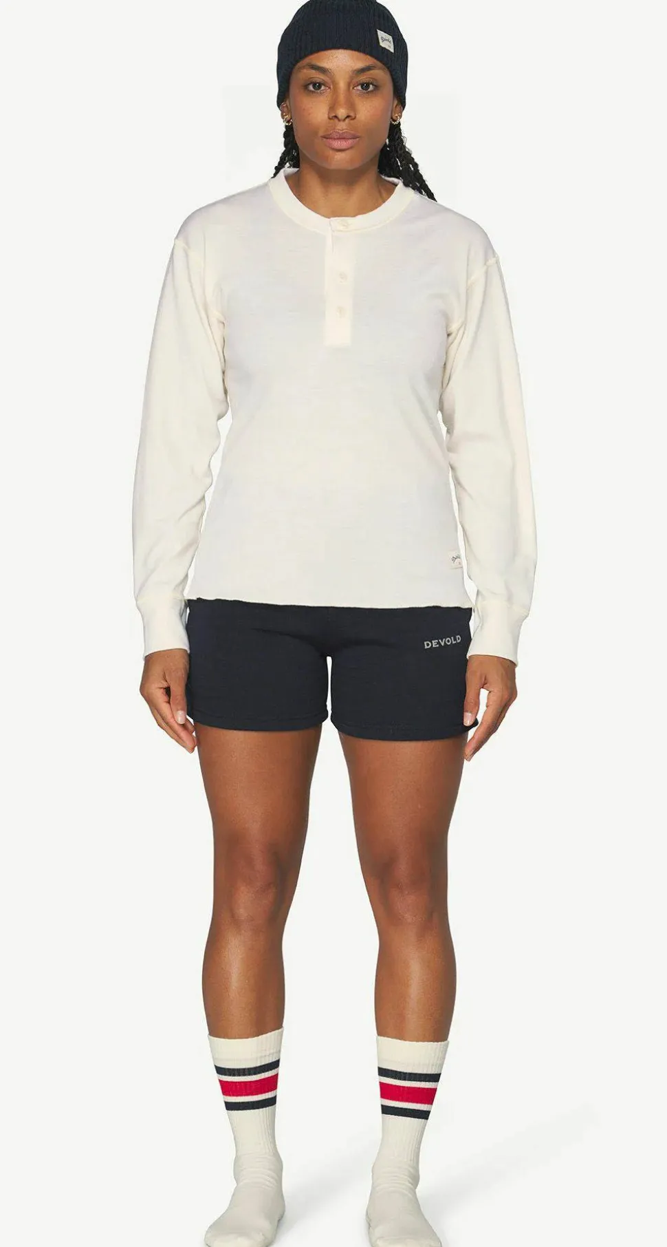 Devold Unisex Archive Henly LS White