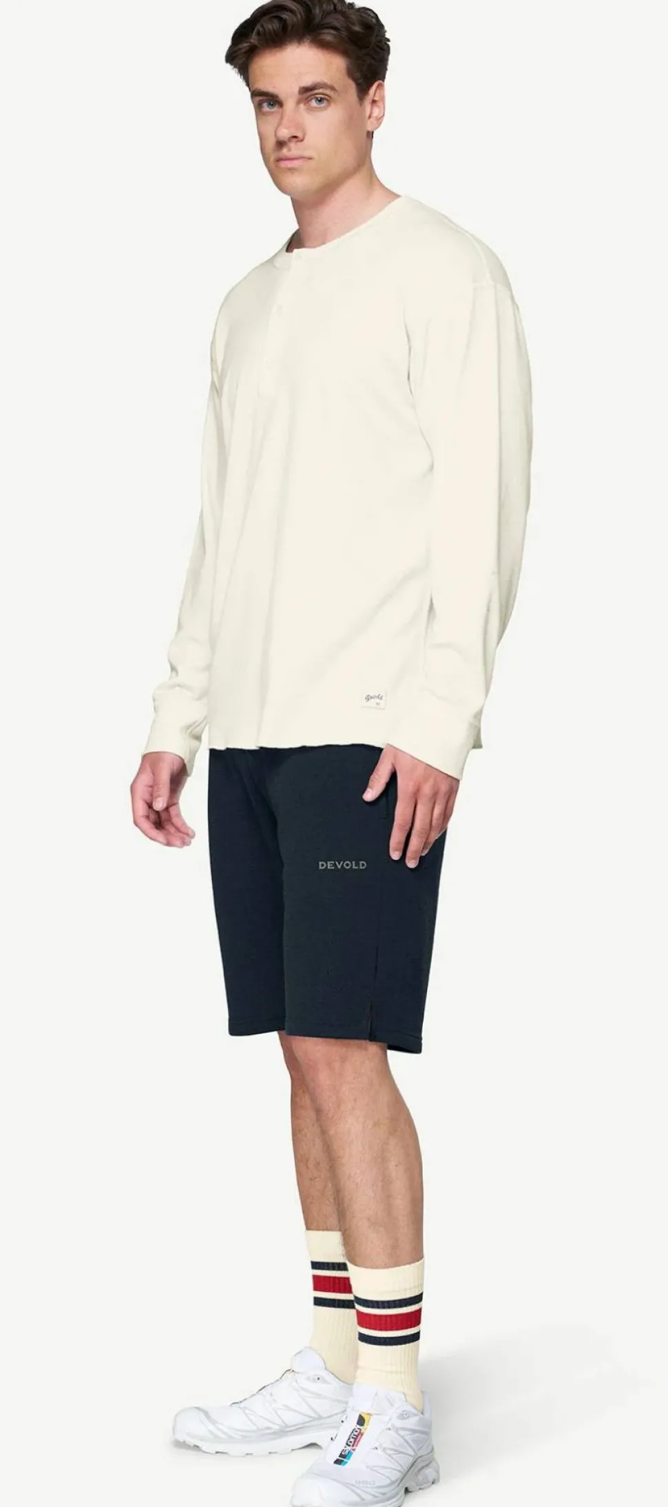 Devold Unisex Archive Henly LS White