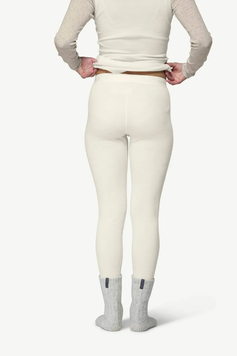 Devold Women's Duo Active Long Johns Raw White