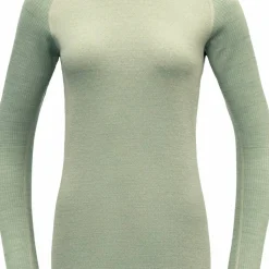 Devold Women's Kvitegga Merino 230 Cross Neck Raw White