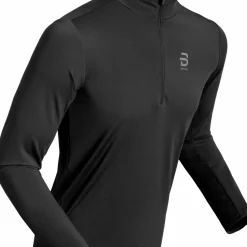 Dæhlie Men's Half Zip Tempo Obsidian